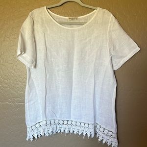 Terzo Millennio 100% Linen Top